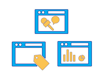 Interview System, White Labelling and User Dashboard dashboard icon interview label labelling mike pie tag webpage website white