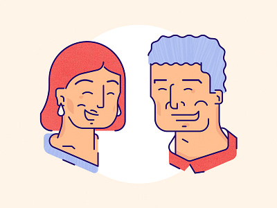 Parents anniversary couple dad female male mom parents portrait vector