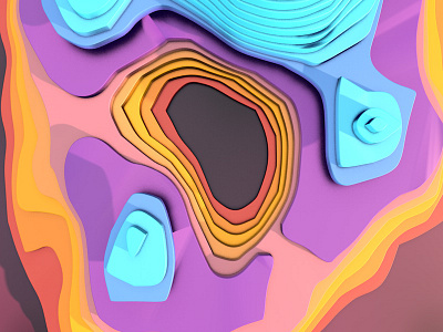Quick Topogrpahy 03 ambient occlusion c4d cinema 4d gradient shadows topography