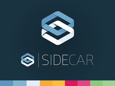 Branding Redesign for Sidecar automation branding clean color palette dark e commerce fluid logo redesign startup tech