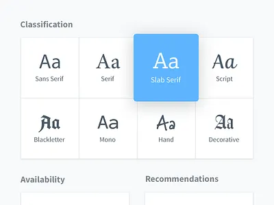 Search filters (WIP) clean filters font search typography ui
