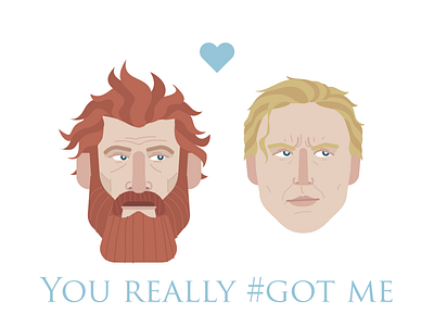 Tormund+Brienne brienne character got tormund vector