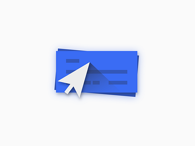 Online check payment blue check icon material material design mouse online