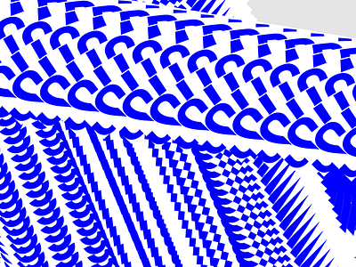 Illustrator Glitch blend design experiment illustrator