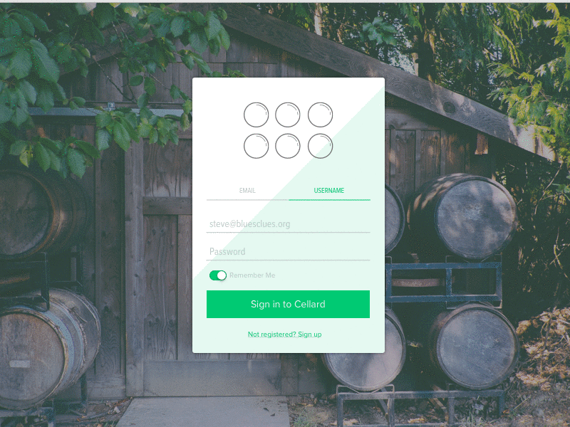 Daily UI Day 001 daulyui day001 login