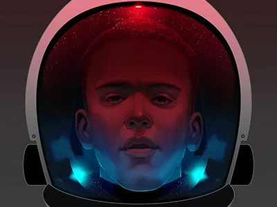 Man Of The Year astronaut helmet hip hop logic rap space stars