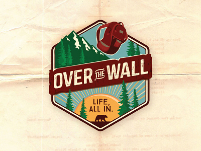 Over The Wall fiercepeople fierceventures illustration logo overthewall