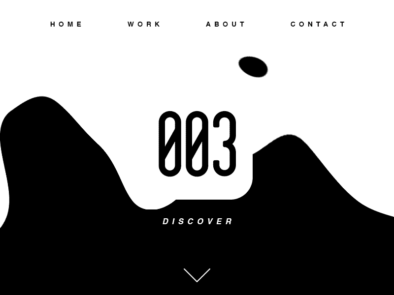 Landing Page - DailyUI 003 003 animation closure dailyui gif landing page negative space positive space