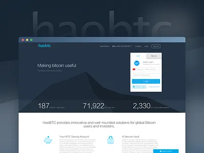Bitcoin Wallet Landingpage bitcoin