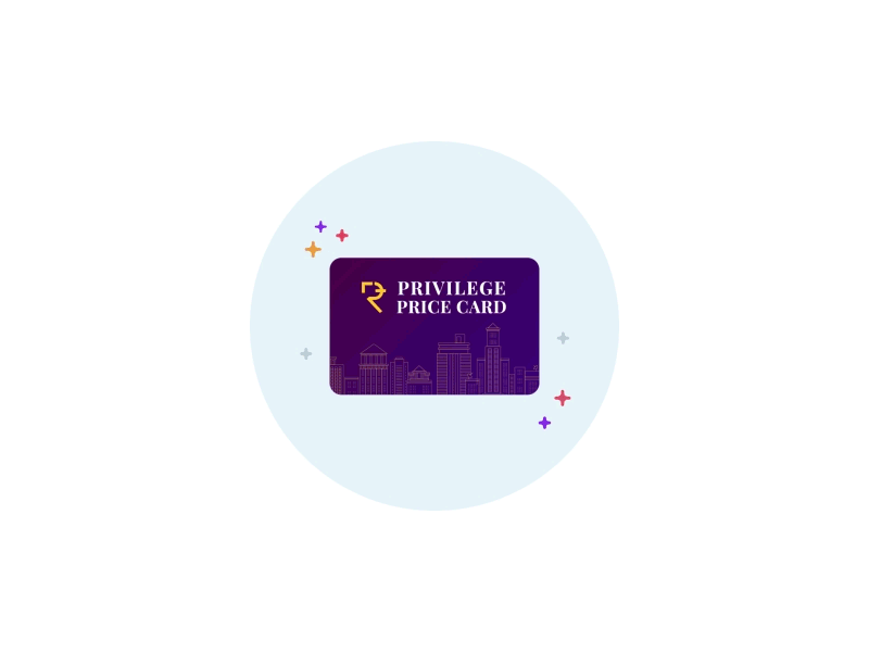 Privilege Card 2 illustration minimal mobile mograph motion ui ux web