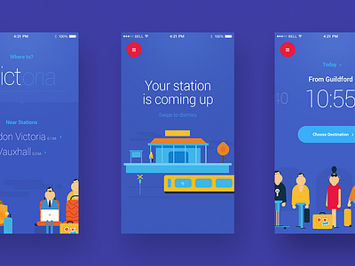 App app characters illustration mobile ui