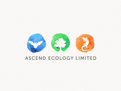 Ascend bat branding design ecologist ecology lizard logo logomark nature outdoors tree trees