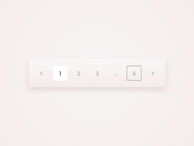 Pagination flat minimal numbers page pages pagination ui