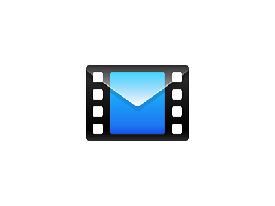 Screen Mailer application concept film film strip icon mail mailer movie osx screen