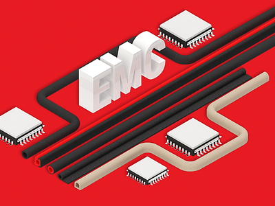 Gasket illustration 3d c4d illustration isometric