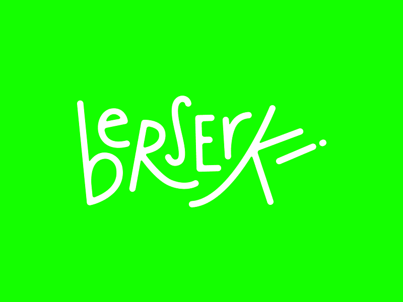 berserki gif berserki gif lettering logo