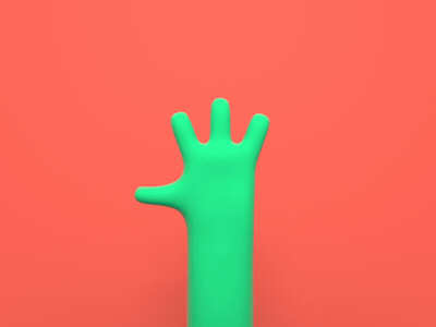5 Years Of Love 5 years anniversary cinema 4d gifgun hand love render rig