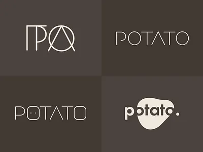 Ditched/rejected logo concepts logo potato