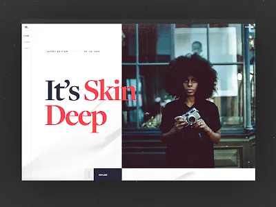 Some initial Comps for a new project blog clean colors e commerce editorial grid simple web
