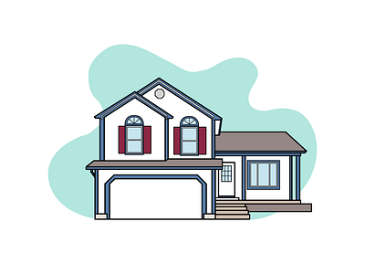 Happy New Home architecture building home house illustration orlando