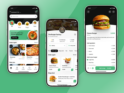 Food Delivery App clean delivery app design food food app food delivery food delivery app food delivery mobile app food order mobile mobile design app restaurant ui ux