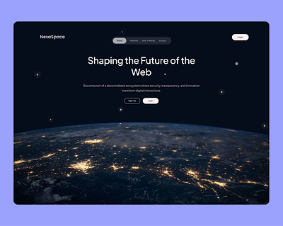 NexaSpace - Website Design 2025 app ui daily design daily ui figma fyp graphic design lagos logo space tech ui ui ux design uiux ux web design 2025 web page web ui web ux website design