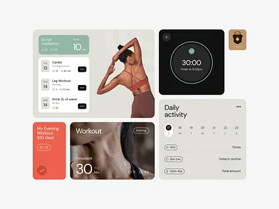 UI-UX for a Wellbeing Product ✦ Routine Hero design interface product service startup ui ux web website