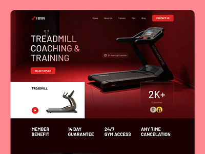 GYM/Fitness Treadmill Coaching & Training Landing Page UI UX app design dark website design fitness fitnesscoach fitnesswebsite gym gym trainer website gym website gymlandingpage healthandwellness landing page landingpage personaltrainer traning traning website treadmill coacing ui website workoutmotivation