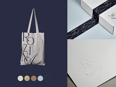 Rozina Ali - Logo Design brand branding color palette cosmetic surgery doctor elegant feminine gold logo logo design luxury medical mockup navy plastic surgery script serif tape typography wordmark