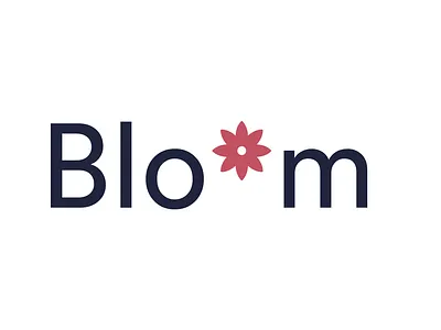 Blo*m Rebrand branding design graphic design illustrator logo minimal