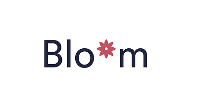 Blo*m Rebrand branding design graphic design illustrator logo minimal