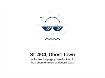 404 Error 404 app blank character design empty state error ghost graphic design illustration line art ui ux