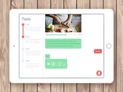 Chat bot Recipi App chat bot flat green icon interface like recipi safari ui ux web
