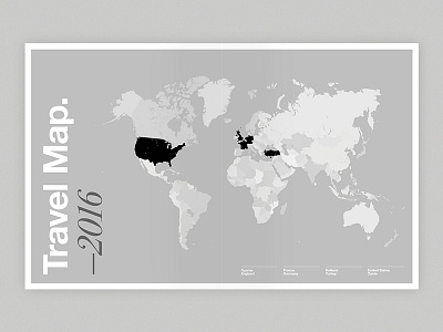 Travel Map bodoni graphic design helvetica map minimal modernism modernist photo book sans serif swiss style travel typography