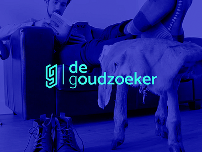 De (g)oudzoeker app design experience hunting logo user uxd vintage