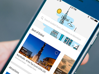 Discover Location design illustration interaction ios mobile ui