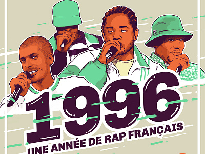 Mixtape cover 1996 french rap art direction cover identity illustration mixtape music rap