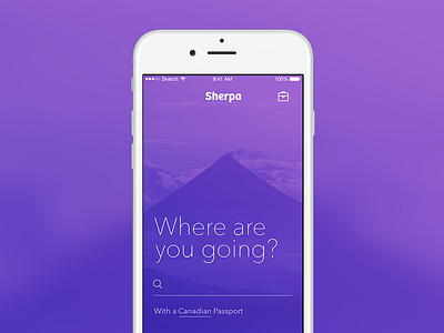 Sherpa Landing app mobile passport sherpa travel visa