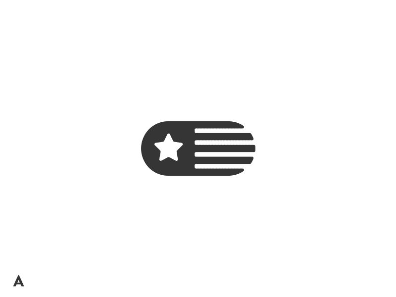 Capsule Flag america capsule flag icon minimal olympics star stripes team united states usa