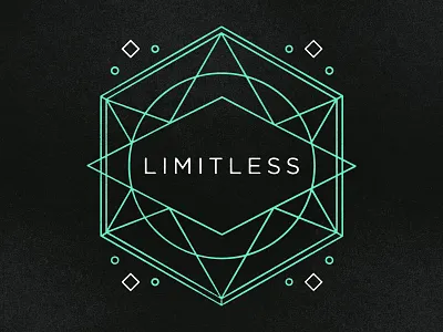 Limitless apparel design geometric limitless ruins simple star chart stars vector