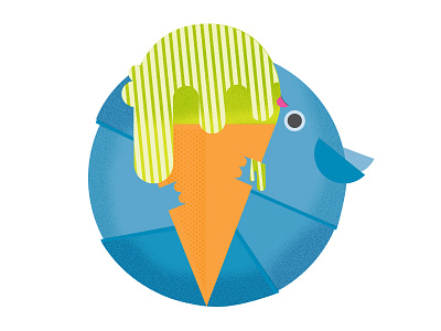 Armadillos love ice cream! animals armadillo ice cream illustration kids vector