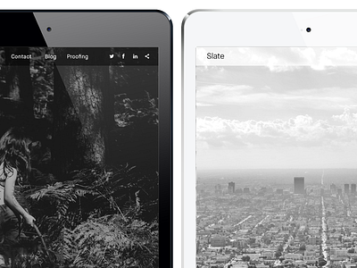 Slate Theme design motion portfolio themes video