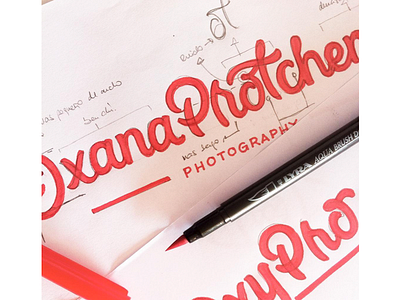 Oxana Protchenko - photography. Calligraphy brand process branding calligraphy chile handwriting lettering logotype typenerd typography