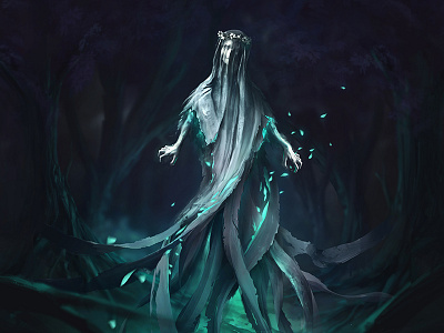 Forest Wraith forest ghost trees wraith