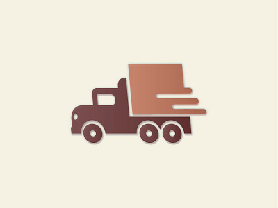 Truck car flat icon truck vintage