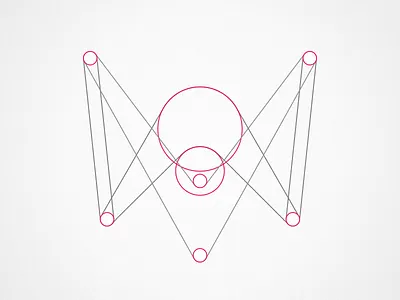 RE grey logo pink process wireframe