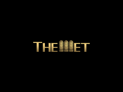 The Met - Gold Fassade branding logo