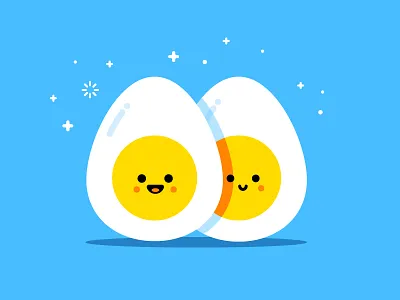 Twins brother character egg eggs identity illustration mbe style similing face sister twin vector