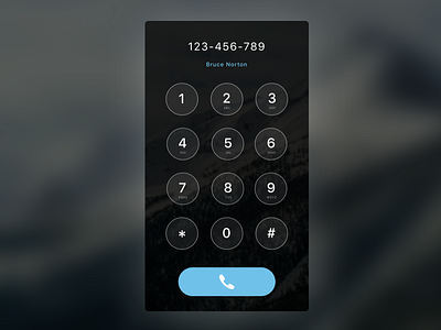 Daily UI #08 - Call call calling calling app daily ui keypad talk ui