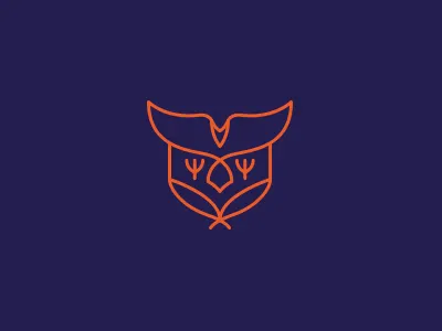 Eagle Badge badge bird eagle feather line logo minimal shield